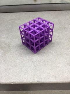 7 Figure 4. This image depicts an isometric view of the prototype to be 3D printed. Table 2.