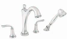 Chrome 002 Nickel 013 Legacy Bronze 278 Brushed Nickel 295 Patience Monoblock Faucet 7106101 This soft and graceful design offers vintage