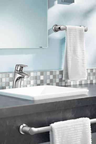 Method With See page 26 for more information PERFECTLY MATCHED! With modern, smooth curves, Method accessories enhance the contemporary bath.