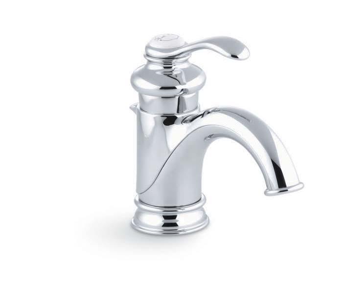 40 Bathroom Fairfax Fairfax Single-Handle Sink Faucet K-12182-CP Eighteenth-century charm and simplicity make a stylish comeback with Fairfax faucets and accessories.