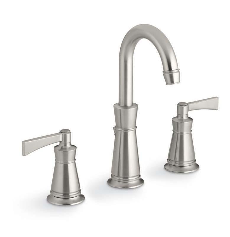 74 Bathroom Archer Archer Widespread Sink Faucet K-11076-4-BN The Archer faucet and accessory collection blends subtle design elements found in the chamfering techniques of craftsman