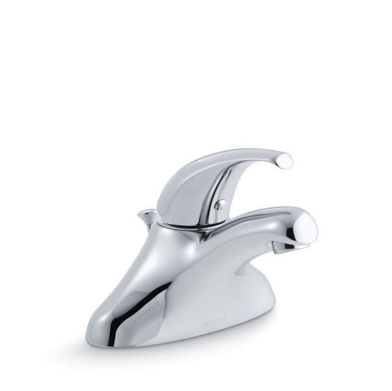 90 Bathroom Coralais Coralais Single-Handle Centerset Sink Faucet with Lever Handle K-15182-F-CP Effortless form and simplified detail describe these Coralais faucets and accessories.