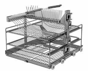 CANNULA INSTRUMENT WASHING RACKS AND CART WASH CART FOR MIS INSTRUMENTS 96 connections for lumens This wash cart for MIS instruments includes the following: Cart assembly for manual/auto operation 20