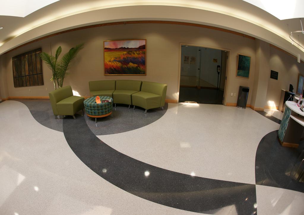 With terrazzo, there is a huge improvement in overall indoor air quality. There waxes or special cleaners are not required.