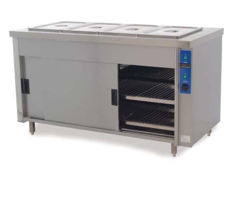 PREMIER ECO DRY WELL BAIN MARIE WITH HOT CUPBOARD 11 Probably the most efficient and environmentally friendly range of bain marie / hot cupboards available.