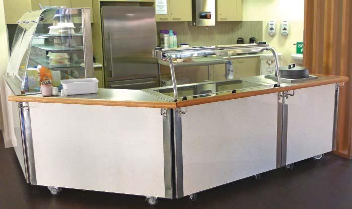 VERSICARTE AND V-PLUS COUNTERS 27 Attractive, smart, flexible and cost effective food service counter systems The VERSICARTE range has continued to be developed in consultation with many foodservice