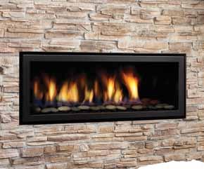 Standard Features Natural gas or propane 30" burner covered with crystals (glass crystals purchased separately) Electronic ignition with SureFire switch Wall mounted