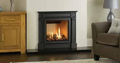 Although classic in its nature, the Ellingham sits equally well in both traditional and contemporary interiors, and its Matt Black finish contrasts with the beauitful flame picture within.