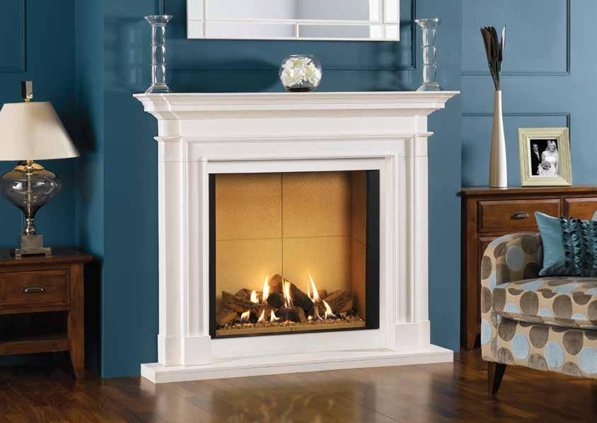 54 Riva2 stone mantels Riva2 800 with Vermiculite lining