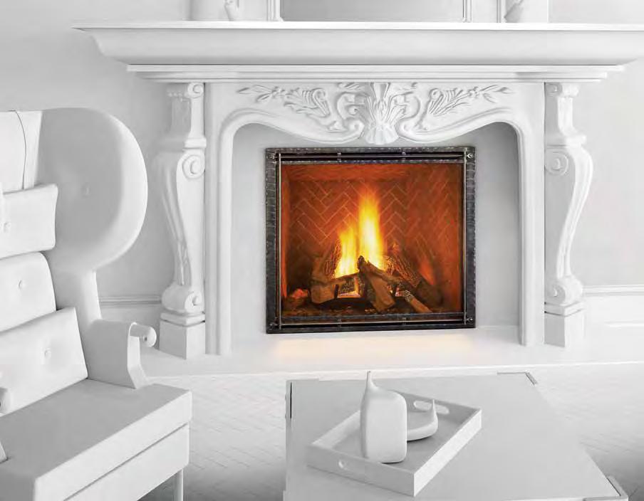 36 " 42 " 50 " TRUE DIRECT VENT GAS FIREPLACE The TRUE offers the most authentic masonry appearance available in a Direct Vent gas fireplace.