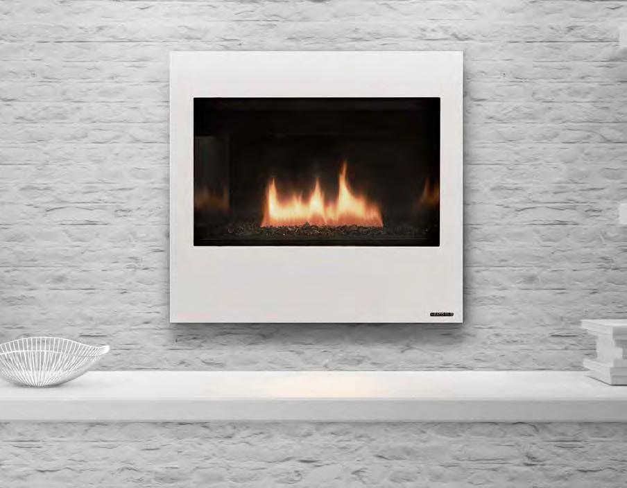 32 " METRO SERIES DIRECT VENT GAS FIREPLACE The METRO Series features a contemporary design and shallow footprint for