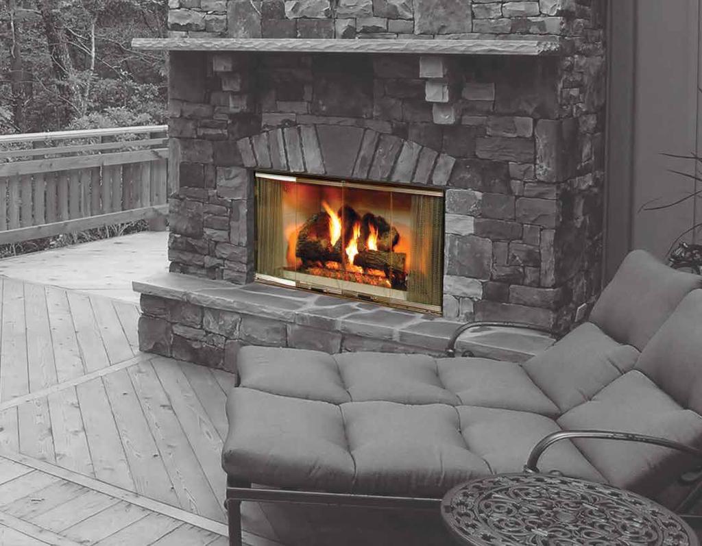 36 " 42 " MONTANA OUTDOOR WOOD FIREPLACE The Montana is the original outdoor fireplace that started it all.
