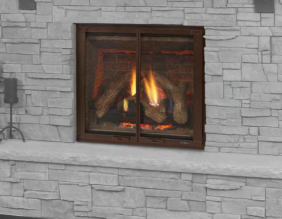 36 " ENERGY PRO DIRECT VENT GAS FIREPLACE The award-winning Energy Pro is a 92.6% efficient gas fireplace the most efficient ever made.