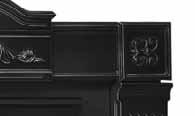 Insets Three Colour Options* Louvres Four Colour Options* Bevelled Trim Kits Four Colour Options* Cast Iron Surround Painted Black Finish Andirons Northern