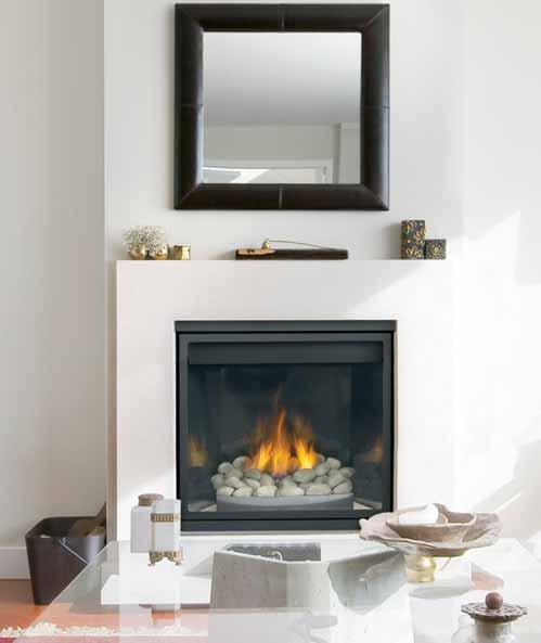 These fireplaces are equipped with fuel saving electronic ignition with battery backup and Napoleon s advanced burner technology.