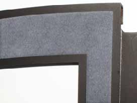 Frames Available in Brown, Diamond Dust Pewter (shown) or Painted Black finishes Wave, Convex & Concave Surrounds Available in