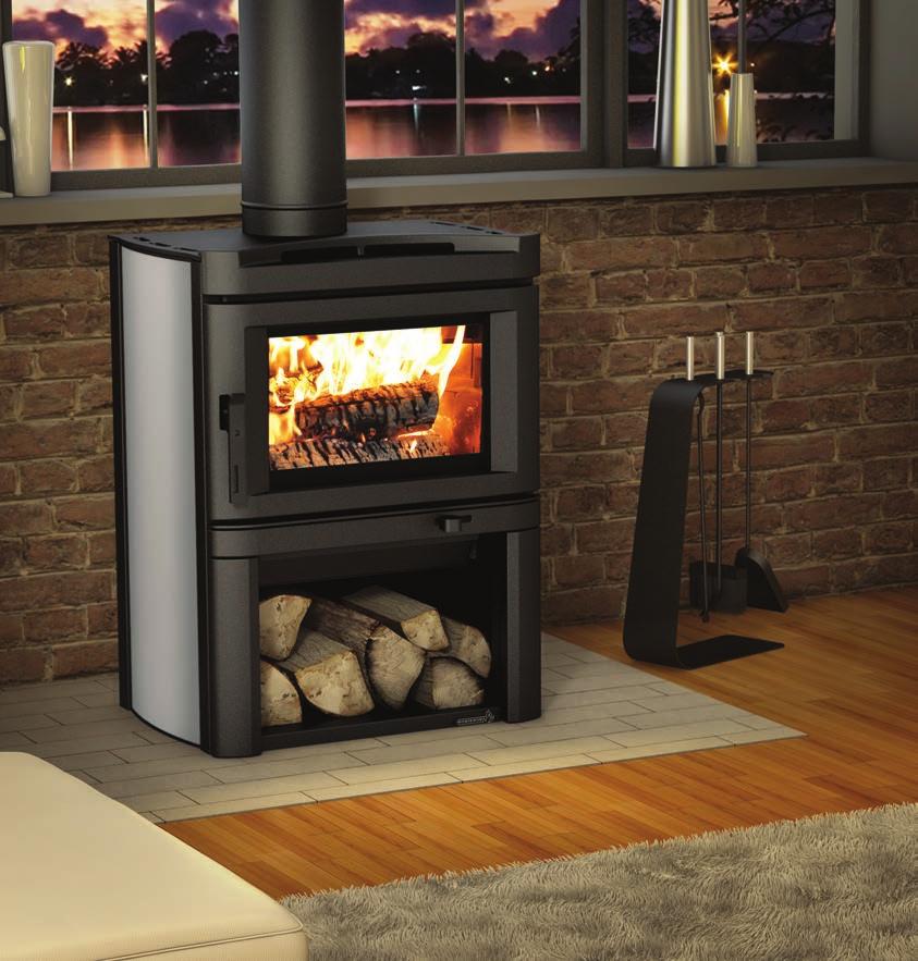 SILHOUETTE Fireplace tool sets See page 27 With black painted decorative side panels With brushed stainless steel fi nish