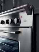 gas oven with fan Grill gas Electronic clock with minute minder Safety devices on