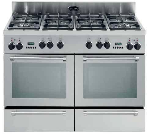 120x60 126 PX 838 (top right) (top left) PROFESSIONAL LINE cooktop 18/10 6 gas burners (2 triple ring - 2 dual