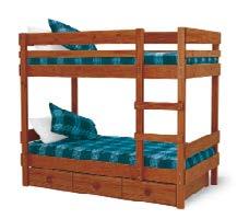 Mid-line Side Ladder Bunk The Side Ladder Bunk has two sleeping areas with a front access.