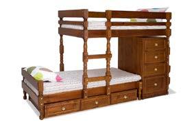 with classic mid-line chest 32, 49 (Classic style features turned legs and MC1 Mid-line corner bunk with mid-line chest and trundle 27, 48, 7 Suitable products for