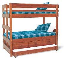 Bunk The Captains Longwall Bunk gives you a minimum of two sleeping areas and enormous scope for storage.