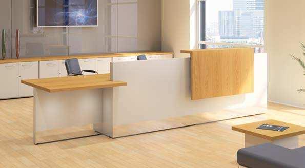 Whether conventional or contemporary, make yours a grand entrance by choosing a reception desk of distinction
