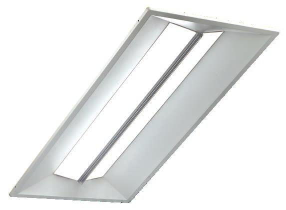 Indoor LED TROFFERS CR Series Replaces linear fluorescent fixtures in