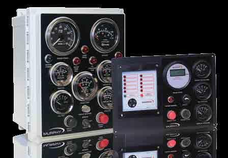 available for optional engine automation Murphy Industrial Harnesses (MIH) make panel