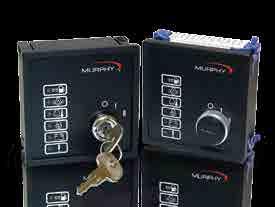 Option for analog metering, backlit display, control/ alarm I/O and RS485/CAN J1939