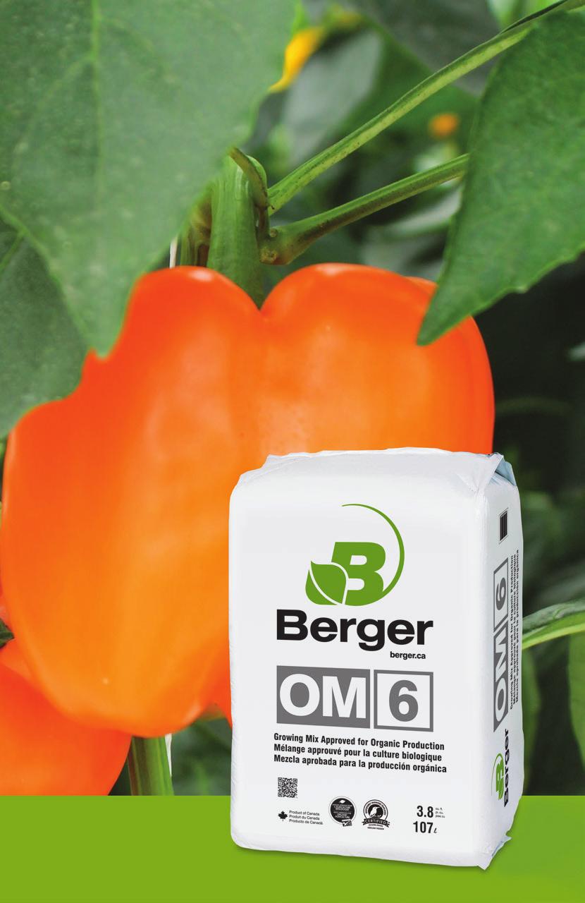 Berger understands that scheduling and timing are crucial in the professional horticulture industry.