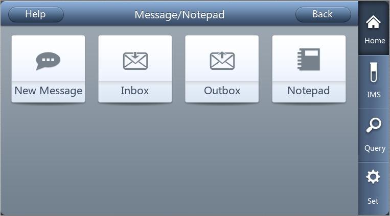 [New message] Click the [New message] button to create a