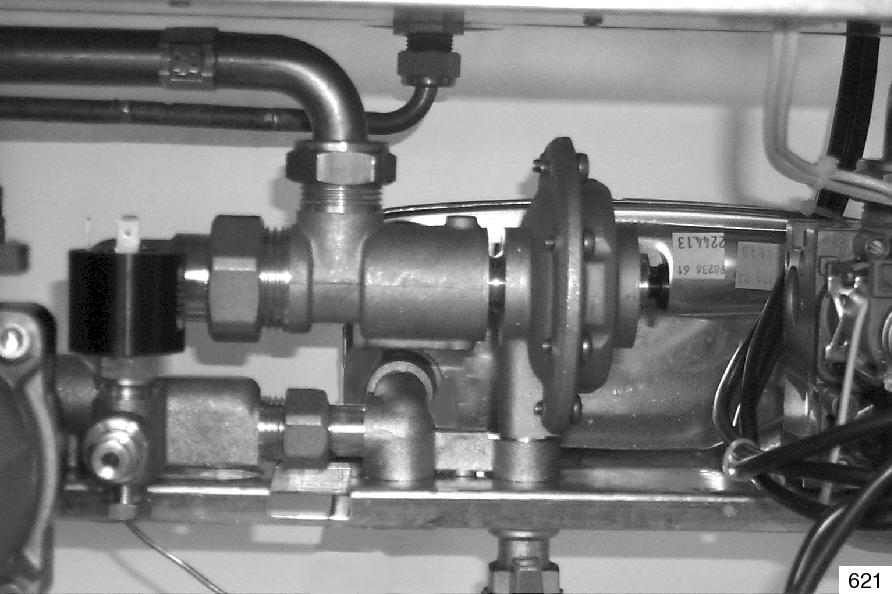 TO REPLACE DOMESTIC HEAT EXCHANGER Drain down heating circuit of boiler as described previously.