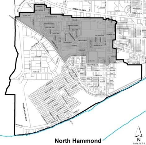 Precinct Description & Key Guideline Concepts for Development Precinct 1: North Hammond North Hammond Precinct is located south of Lougheed Highway.