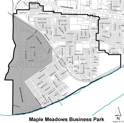 Precinct 4: Maple Meadows Business Park The Maple Meadows Business Park Precinct is a key employment node within the Hammond Neighbourhood Area Plan boundary.