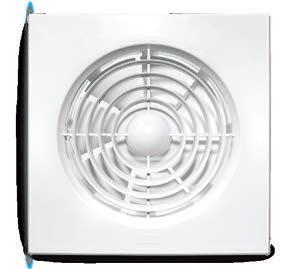 WALL EXHAUST FAN NON-DUCTED 150 SERIES These versatile exhaust fans are ideal for medium to large spaces.