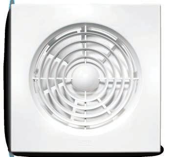 WALL EXHAUST FAN WITH AUTO SHUTTERS NON-DUCTED 150 SERIES Complete with an excellent draught