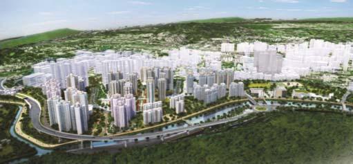 3 m in 2011) 25 New Development Areas: