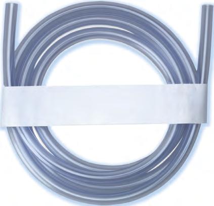 connectors For pressures up to 22 in Hg (Mercury) DYND50211 DYND50221 Medline Liposuction Clear, Vinyl Tubing DYND50110 3/8" (0.95 cm) x 5/8" (1.59 cm) x 10' (3.0 m) 10/cs DYND50112 3/8" (0.