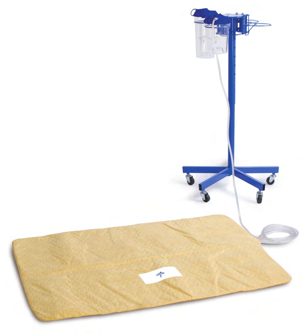 OR FLUID MANAGEMENT QuickSuite Floor Management Products The New QuickSuite Floor Suction Pad Combines the