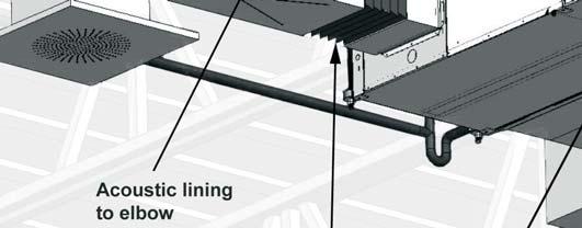 Some applications require the installation of horizontal units on an attic floor.