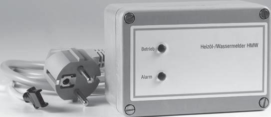 Leakage Detection Systems Fuel Oil/Water Alarms HMW fuel oil/water alarm, wall-mounted The BARTEC alarm system provides indication of even the smallest fluid-leaks, e. g.