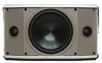 Indoor / Outdoor Speakers 70 Volt Commercial Speakers AW8070Vblk One indoor/outdoor 70V speaker with one 8" polypropylene woofer, two 11/4" pivoting aluminum dome tweeters and 70V tap switch
