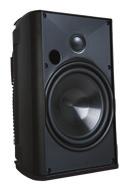 Power Handling: 150 Watts Frequency Response: 37Hz - 20kHz Impedance: 4Ω Sensitivity: 89dB 1W/1m Dimensions (H x W x D): 11" x 7" x 61/4" AW525wht blk One pair of indoor/outdoor speakers with 51/4"