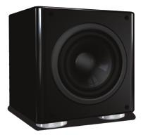 Power: 250 Watts RMS Frequency Response: 32Hz - 200Hz Input: Left & Right Line Level, LFE Phase Switch: 0-180 Protection: Overload Limiter Circuit Power On/Off: Auto Sensing Rear Port Dimensions (H x