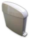 Sanitary Bins Sanitary Bins Sanitary Towel Bin - Pedal Type - 19L 19 litre capacity and grey lid Heavy duty pedal for handsfree sanitary refuse disposal WxHxD: 180 x 575 x 350mm & Grey