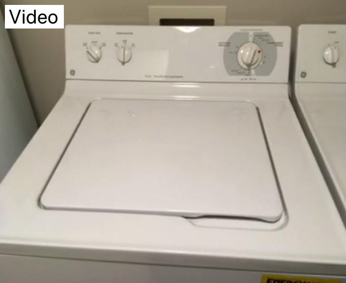 Observations: Washer makes laboring noise