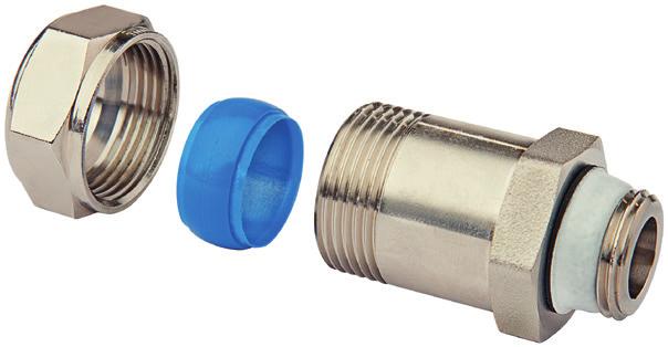 socket connection with female thread F10577 F10576 Steel pipe 3/8" G3/4m Euro taper Steel pipe 1/2" G3/4m Euro taper Steel Pipe Adapter with Male Thread Nickel-plated brass screw connection with male