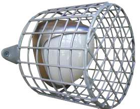 5mA Operating: 30mA Operating temp: -20ºC to +55ºC 26mm steel wire mesh, plastic coated 180mm diameter 160mm deep 2x fi xing lugs with 8mm holes 225mm apart For surface mount conduit/cable