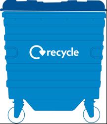 The minimum specifications are provided below. 15.2. Communal Bin Specification for Residual Waste 15.2.1. Communal bins of 1,100 litre size for residual waste shall be metal and fitted with a circular lid in lid.